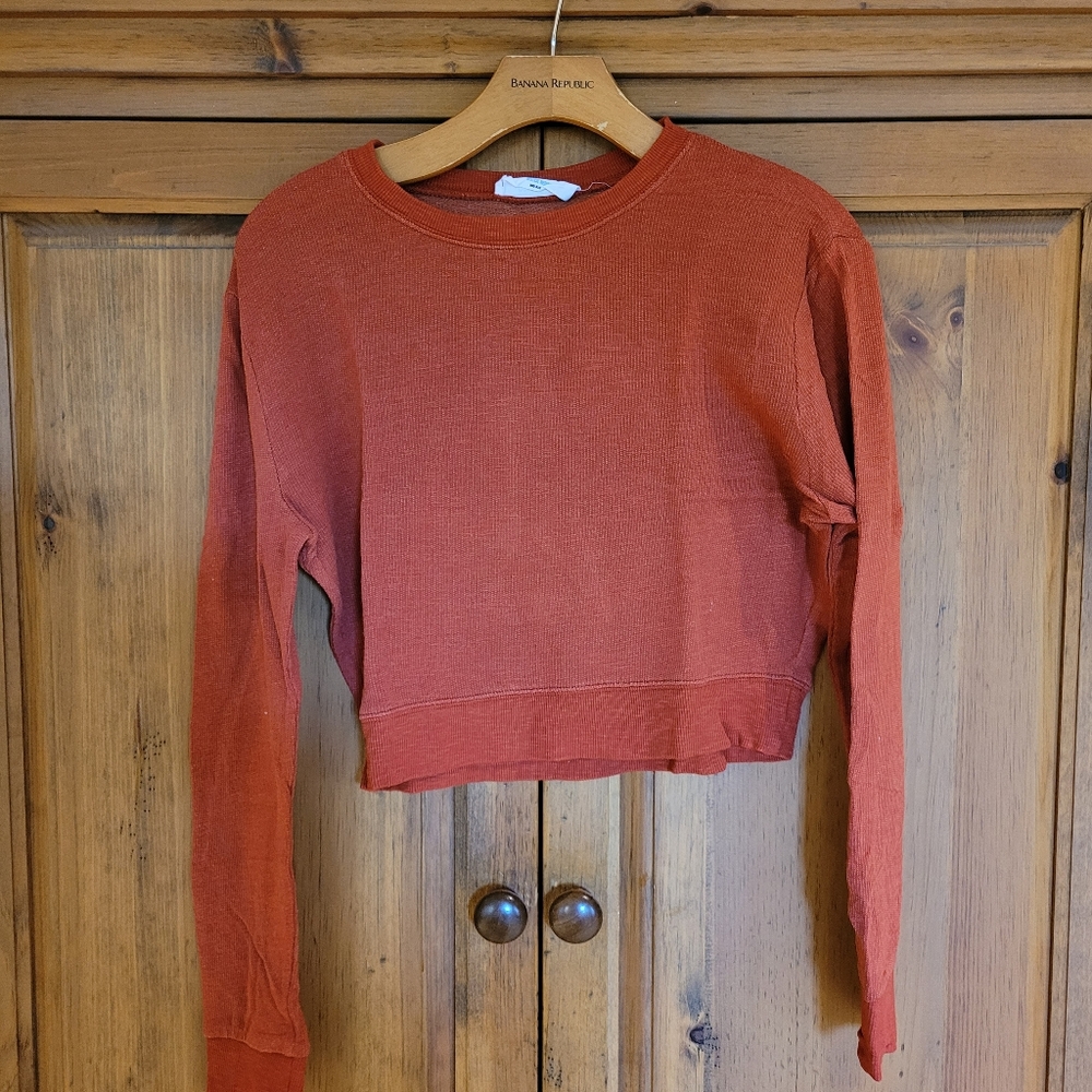 Burnt Orange Long Sleeve Shirt